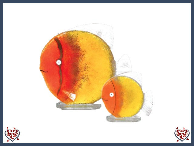FISH ~ SMALL (SUNRISE) | Nobile Glass Animal