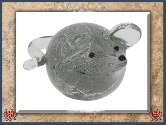 GLASS HANDMADE MOUSE | Decor - Paul Martyn Interiors