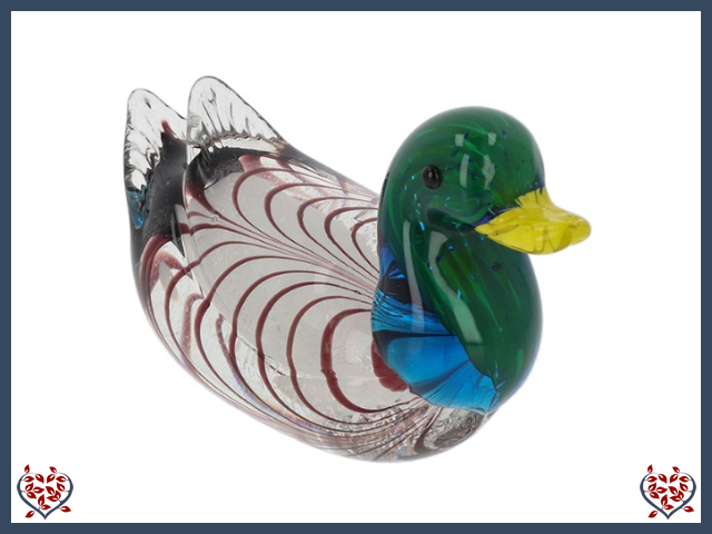 GLASS HANDMADE DUCK | Decor - Paul Martyn Interiors