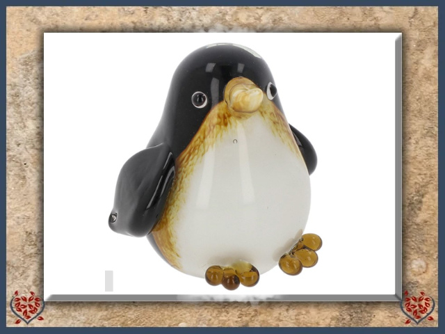 GLASS HANDMADE PENGUIN | Decor - Paul Martyn Interiors