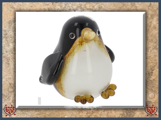 GLASS HANDMADE PENGUIN | Decor - Paul Martyn Interiors