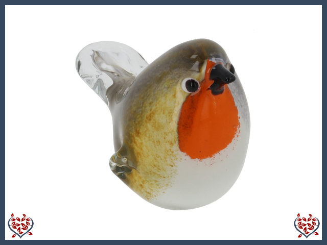 GLASS HANDMADE ROBIN | Decor - Paul Martyn Interiors