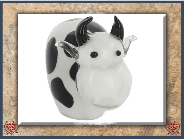 GLASS HANDMADE COW | Decor - Paul Martyn Interiors