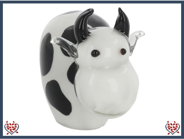 GLASS HANDMADE COW | Decor - Paul Martyn Interiors