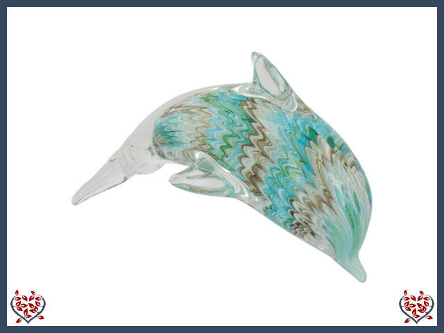 GLASS HANDMADE DOLPHIN | Decor - Paul Martyn Interiors