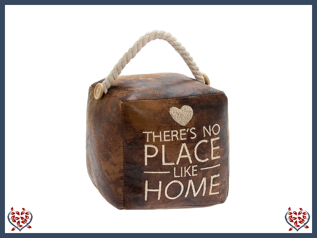 FAUX LEATHER DOORSTOP - LIKE HOME | Door Stops & Draught Excluders