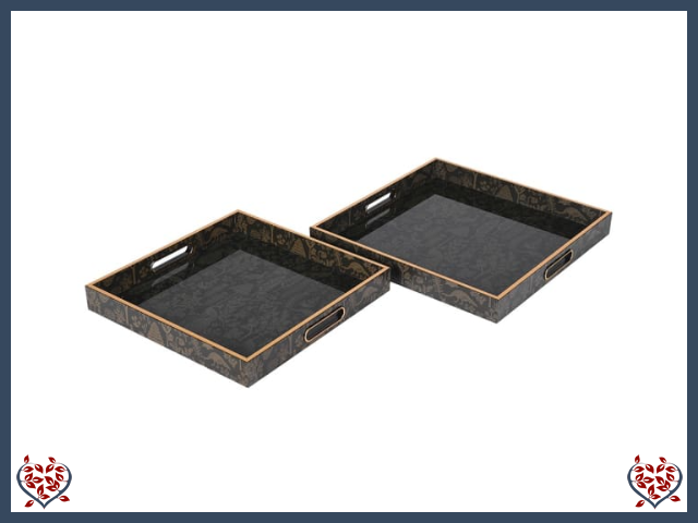 SET OF 2 CLASSICAL GARDEN TRAYS | Kitchenware