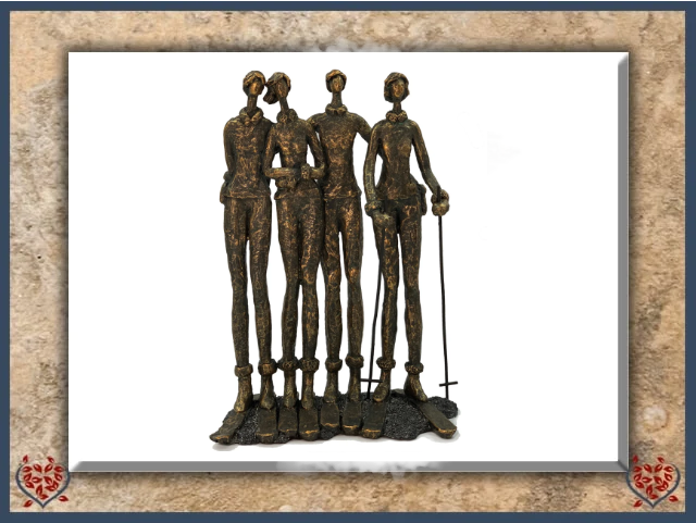 SKI CLUB ~ POLYRESIN FIGURINE | Figurine