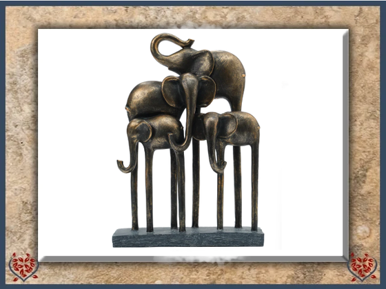 ELEPHANT SANCTUARY ~ POLYRESIN FIGURINE | Figurine
