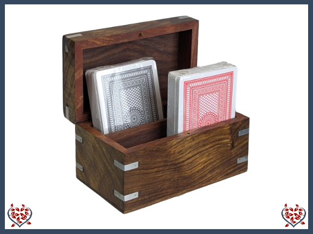 DOUBLE CHEST CARD BOX | Traditional Games
