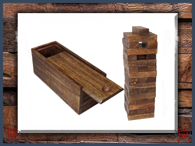 JENGA WOODEN PUZZLE | Traditional Games
