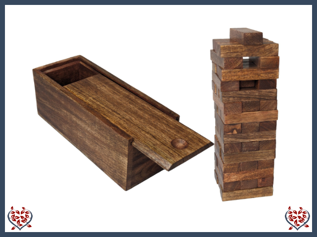 JENGA WOODEN PUZZLE | Traditional Games