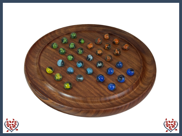 SOLITAIRE WITH MULTICOLOUR MARBLES | Traditional Games