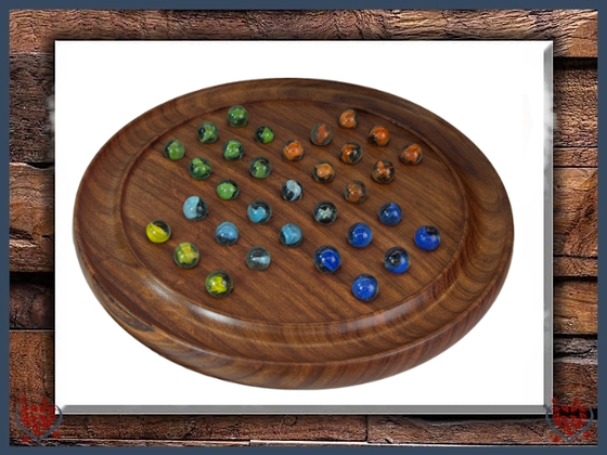 SOLITAIRE WITH MULTICOLOUR MARBLES | Traditional Games