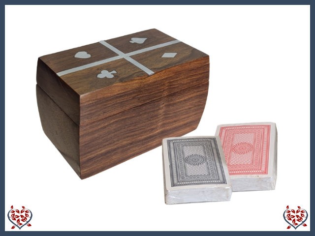 DOUBLE CHEST CARD BOX | Traditional Games