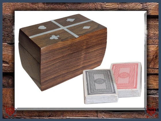 DOUBLE CHEST CARD BOX | Traditional Games