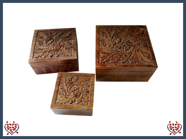 ACORN DESIGN BOX - WOODEN BOX | Wooden Boxes & Bowls - Paul Martyn Interiors