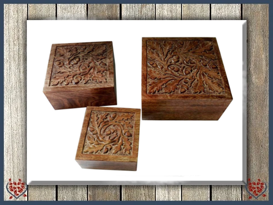 ACORN DESIGN BOX - WOODEN BOX | Wooden Boxes & Bowls