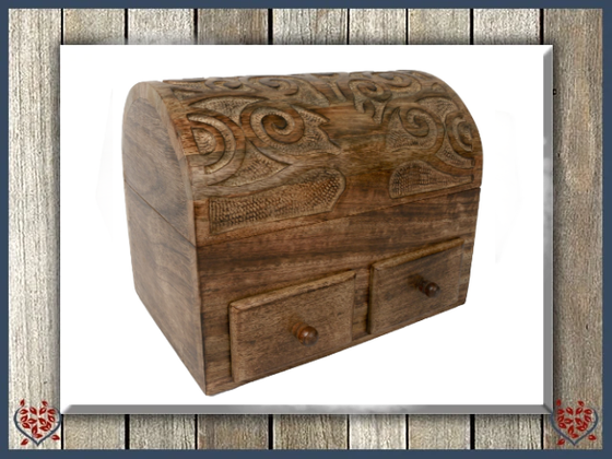 TREE OF LIFE DOME TOP BOX | Wooden Boxes & Bowls