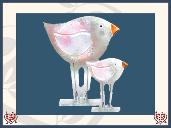 BIRD (PINK) ~ SMALL | Nobile Glassware