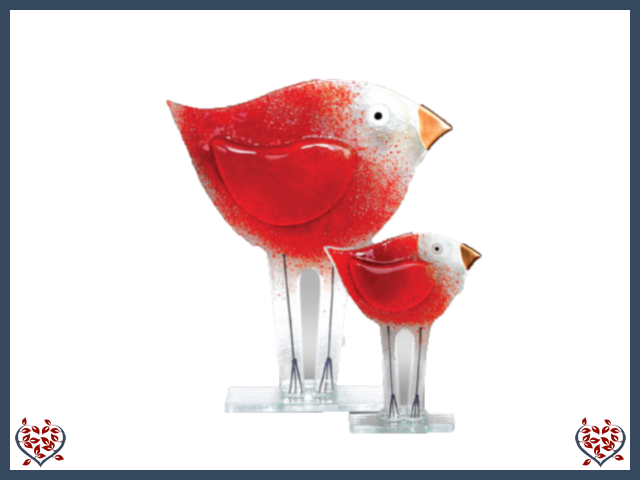 BIRD ~ LARGE (RED) | Nobile Glass Animal