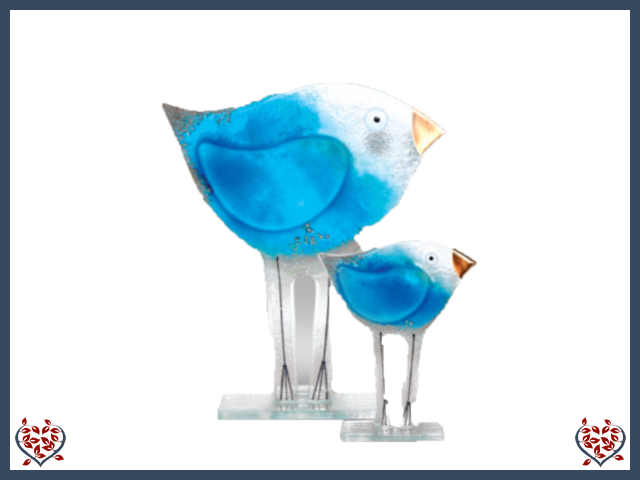 BIRD ~ LARGE (OCEAN BLUE) | Nobile Glass Animal