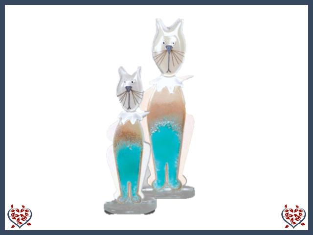 KITTEN ~ OCEAN BLUE (SMALL) | Nobile Glass Animal