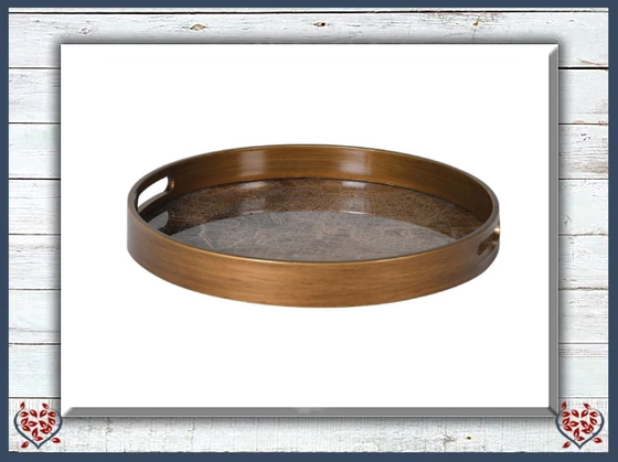 GOLD WORLD MAP TRAY | Kitchenware