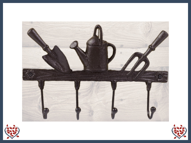 THREE GARDEN TOOLS HOOKS ~ 4 HOOKS | Hooks