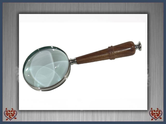 NICKEL MAGNIFYING GLASS | Men's Gifts