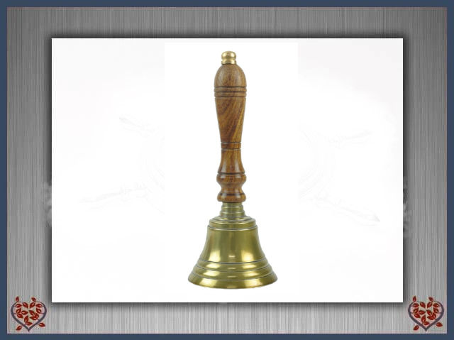 WOODEN HANDLE BELL | Men's Gifts