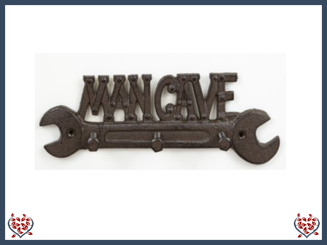 MAN CAVE WALL HOOK | Hooks - Paul Martyn Interiors