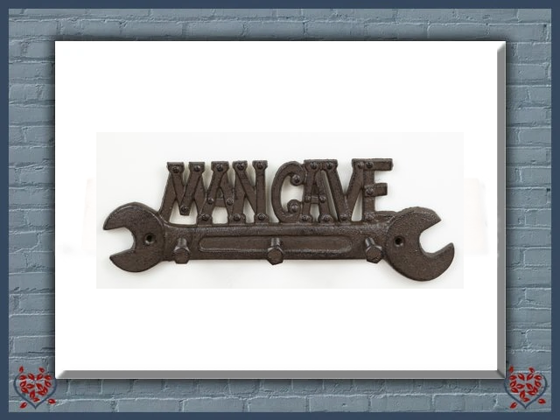 MAN CAVE WALL HOOK | Hooks - Paul Martyn Interiors