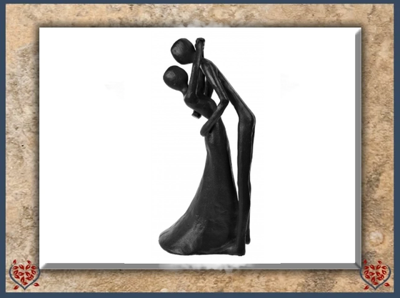 COUPLE KISSING ~ METAL FIGURINE | Figurine