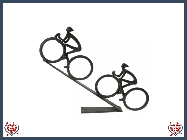 CYCLIST ~ METAL FIGURINE | Figurine