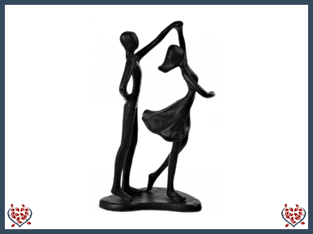 COUPLE DANCING ~ METAL FIGURINE | Figurine
