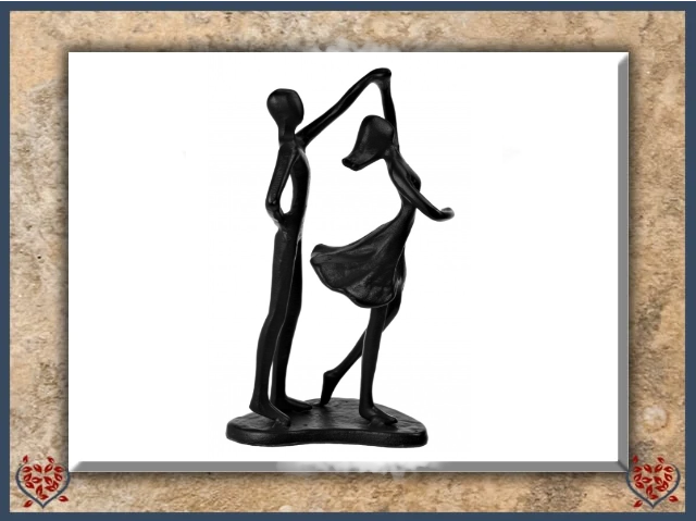 COUPLE DANCING ~ METAL FIGURINE | Figurine