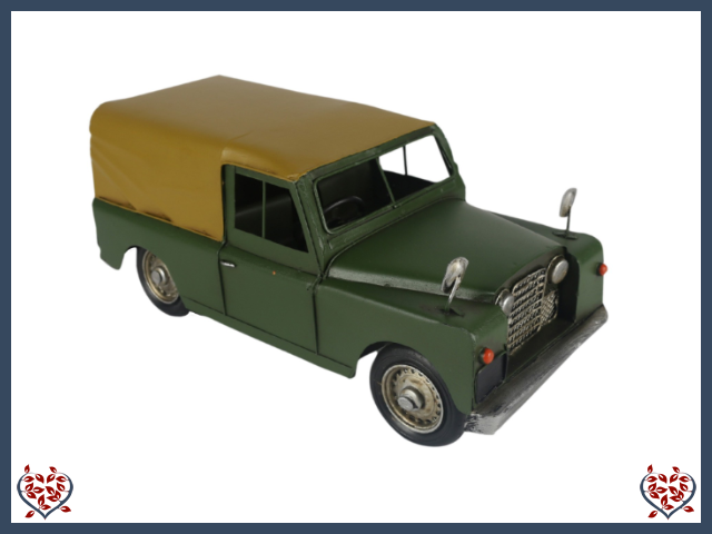 GREEN 4X4 CAR ~ METAL  | Men's gifts