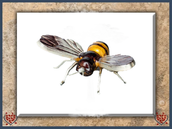 SILVER WING BEE (SMALL) | Decor