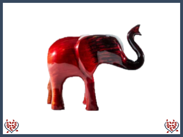 RED ELEPHANT TRUNK UP (EXTRA LARGE) | Decor