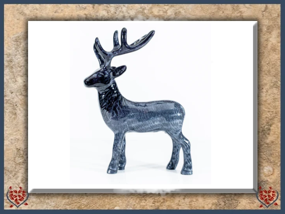 BLACK STAG (EXTRA LARGE) | Decor