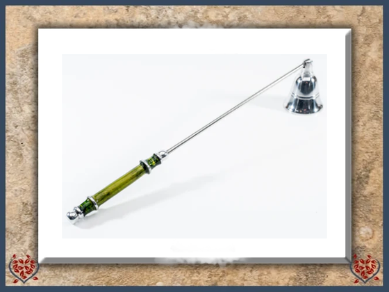 GREEN CANDLE SNUFFER | Kitchenware