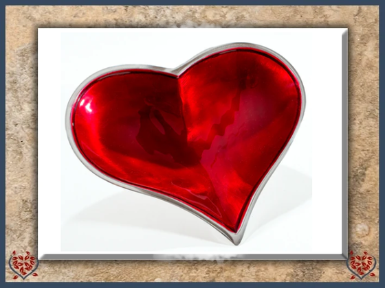 RED HEART DISH | Kitchenware