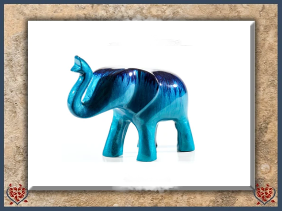 AQUA ELEPHANT TRUNK UP (LARGE) | Decor