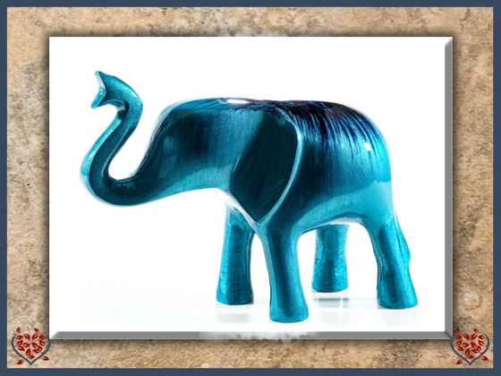 AQUA ELEPHANT TRUNK UP (EXTRA LARGE) | Decor