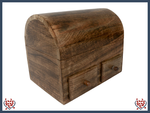 PLAIN DOME TOP DOME BOX | Wooden Boxes & Bowls - Paul Martyn Interiors