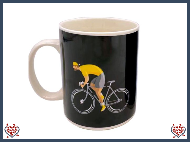 CYCLE WORKS BICYCLE BLACK PORCELAIN MUG | Mugs