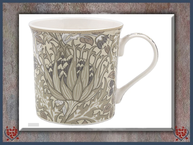 WILLIAM MORRIS ARTICHOKE MUG | Mugs - Paul Martyn Interiors