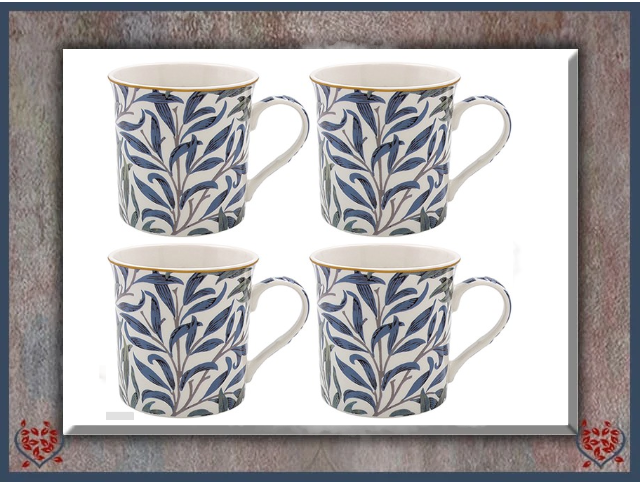 WILLIAM MORRIS WILLOW BOUGH MUG SET OF 4 | Mugs