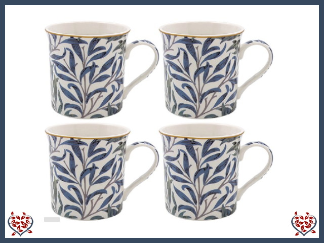 WILLIAM MORRIS WILLOW BOUGH MUG SET OF 4 | Mugs